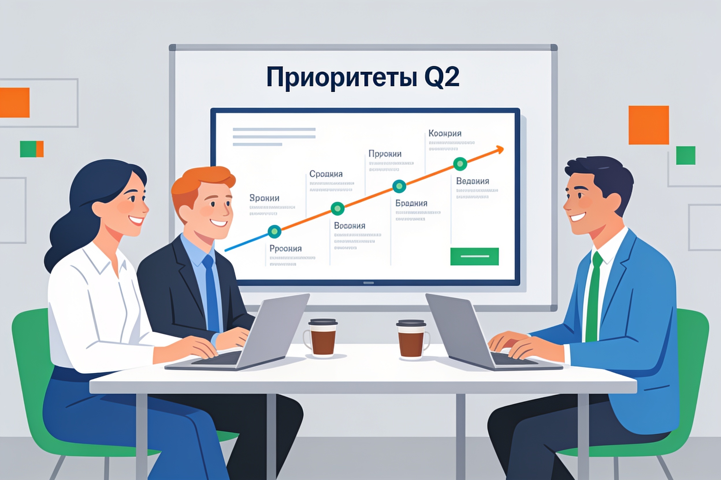 Команда работает слаженно благодаря ясным целям