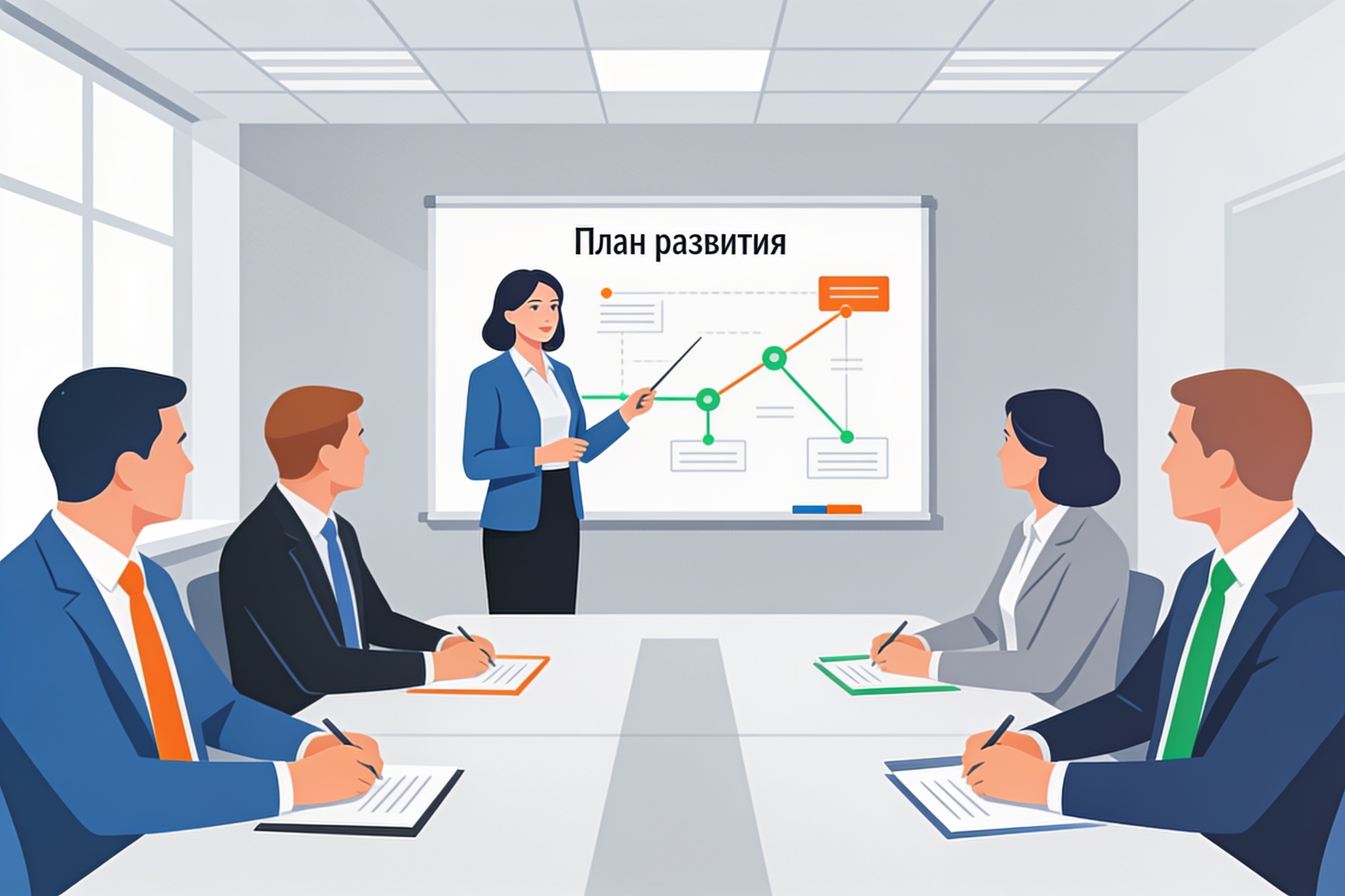 Планирование стратегии развития финансовой команды в офисе