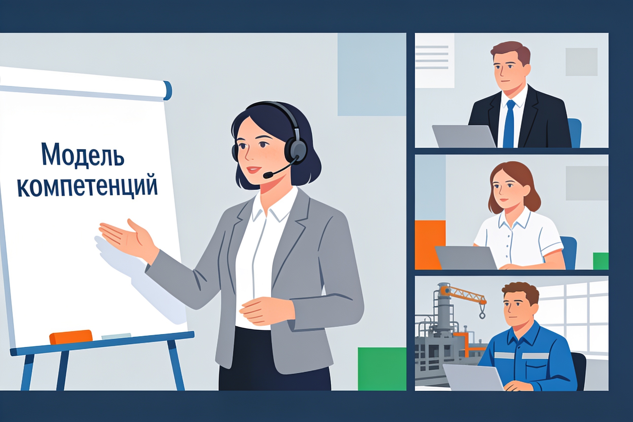 География корпоративного обучения: как охватить команду без потери качества 2 Онлайн-тренинг для сотрудников из разных регионов