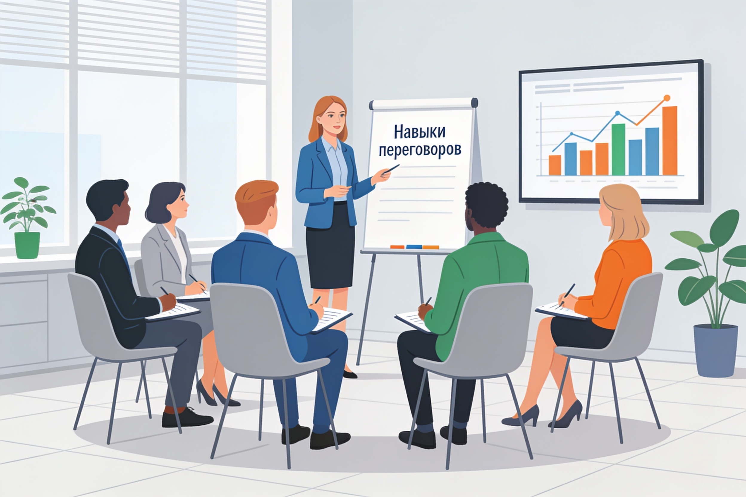 Тренинг по навыкам переговоров для отдела продаж