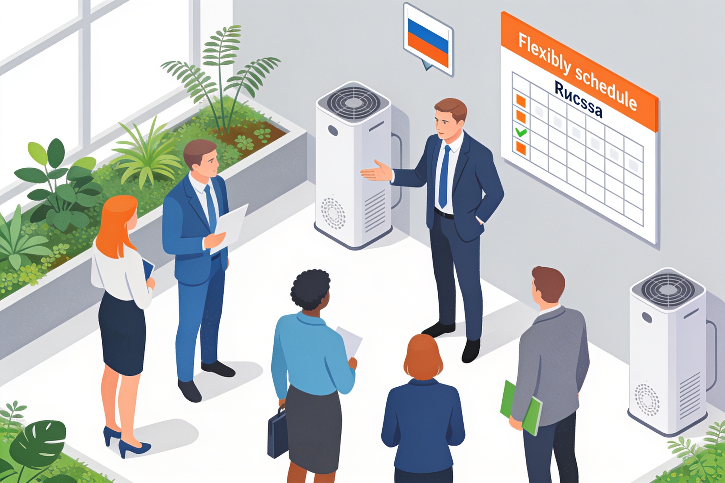 Климатический стресс: как забота о здоровью команды стала задачей HR 3 Руководитель обсуждает гибкий график из-за смога