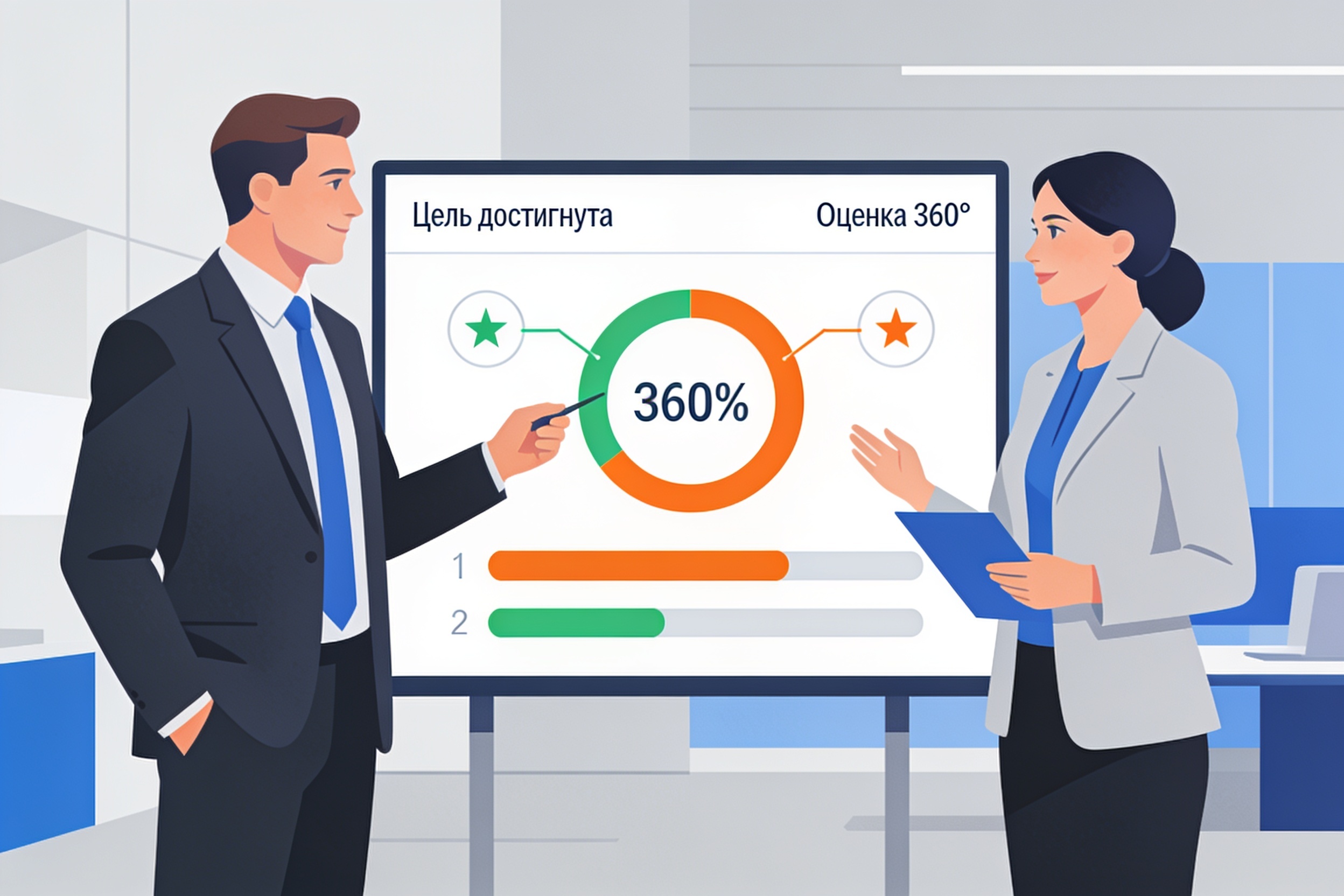 Финальная встреча коучинга: на экране видна статистика завершённой программы