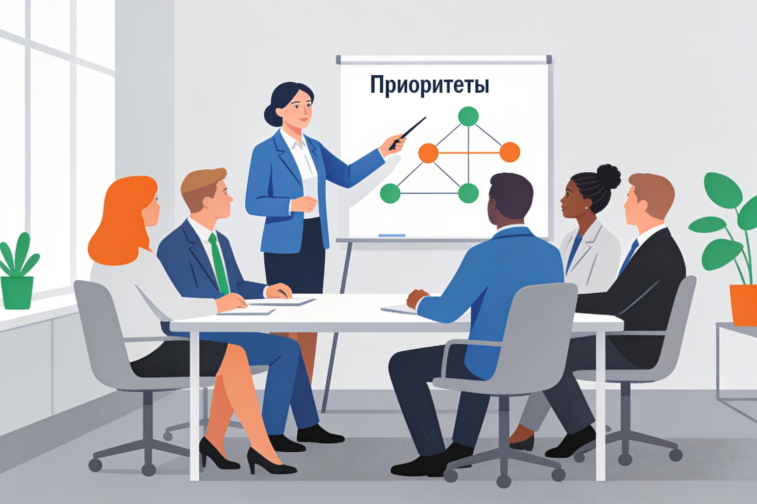 Стратегическая сессия команды с фасилитатором