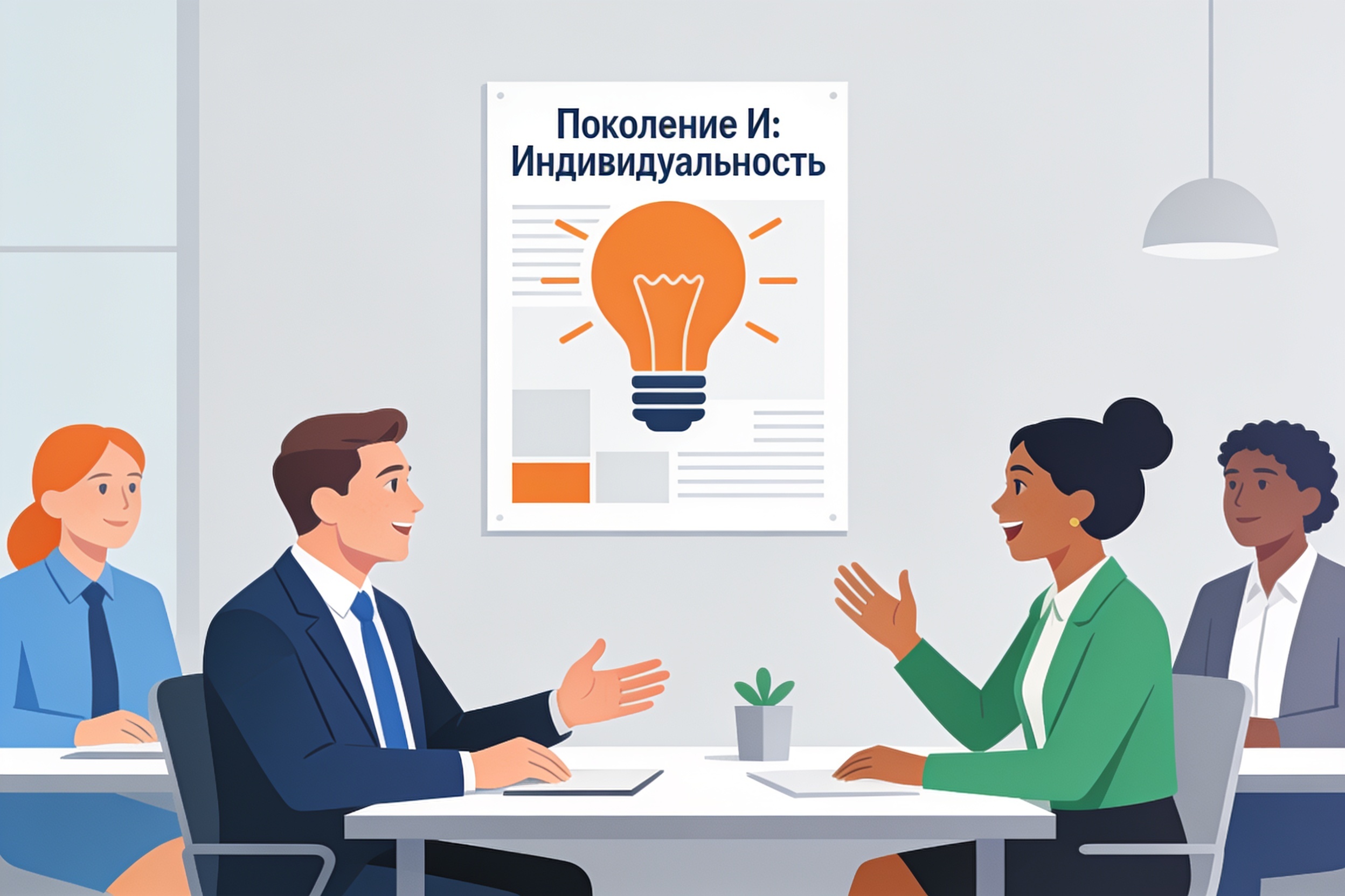 Руководитель практикует адаптивное лидерство, слушая сотрудника