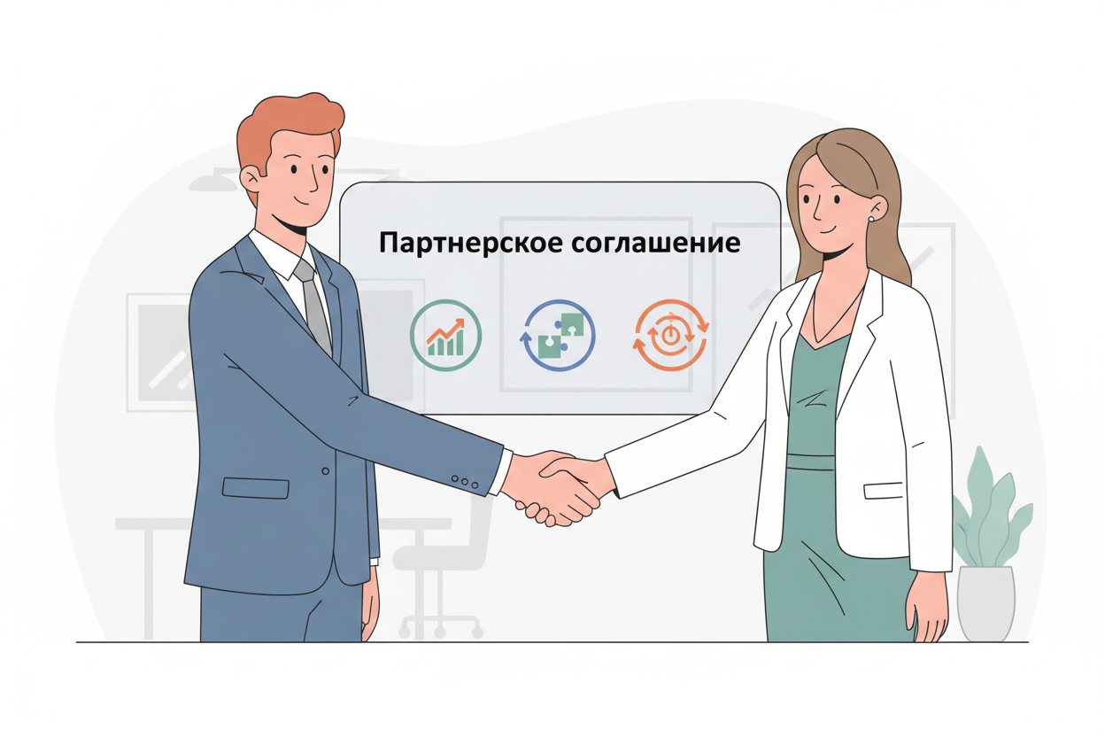 Заключение стратегического партнерства между двумя компаниями