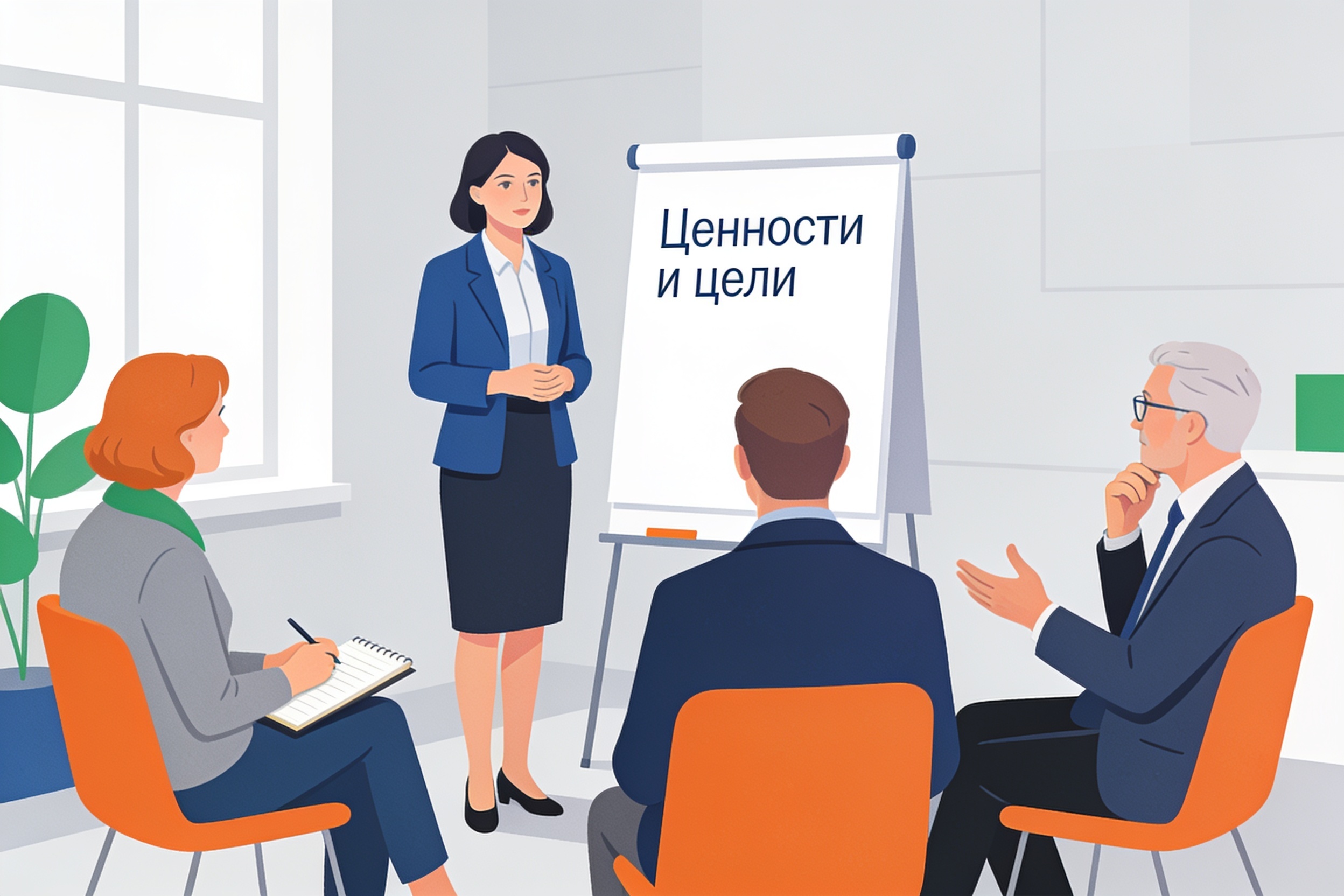 Фасилитационная сессия по соединению личных ценностей и целей бизнеса