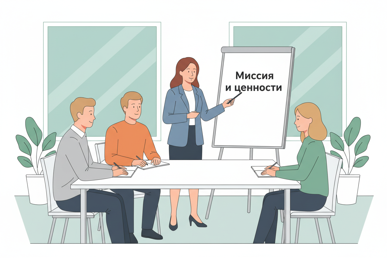 Тренинг по корпоративным ценностям в компании