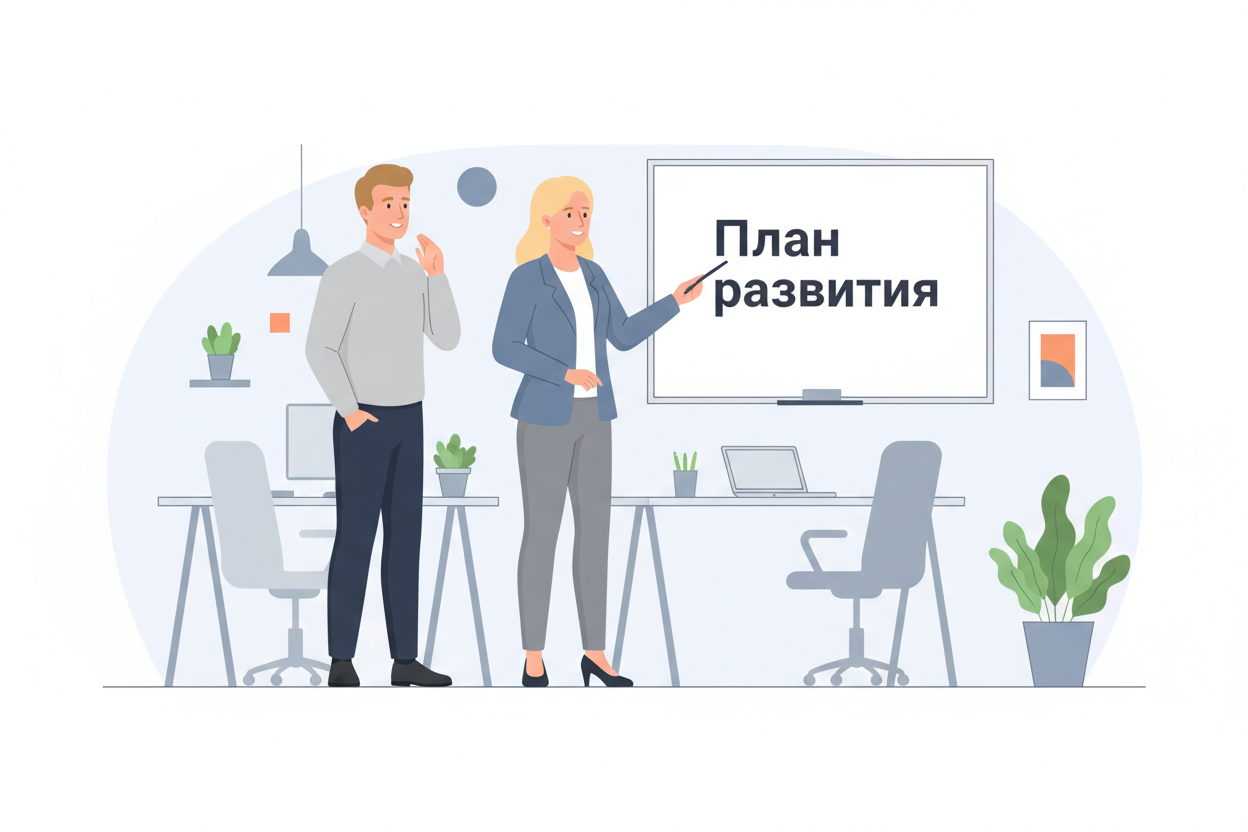 Коллегиальная модель: как партнёрство и уважение меняют бизнес 2 Руководитель-коуч помогает сотруднику определить цели