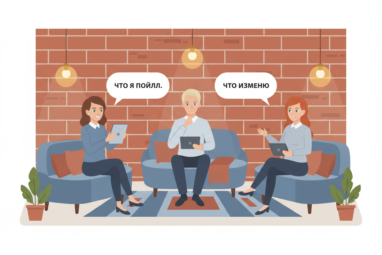 Летние программы обучения: чему бизнес может научиться у студентов 3 Сотрудники записывают видео-рефлексию после завершения учебного модуля.