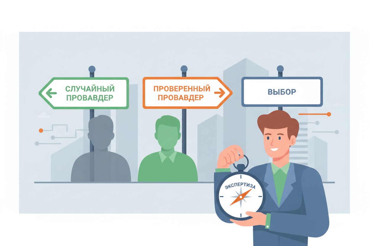 Массовое обучение персонала: как не утонуть в рутине и получить результат 2 Выбор между случайным и проверенным провайдером обучения: навигация по рынку.