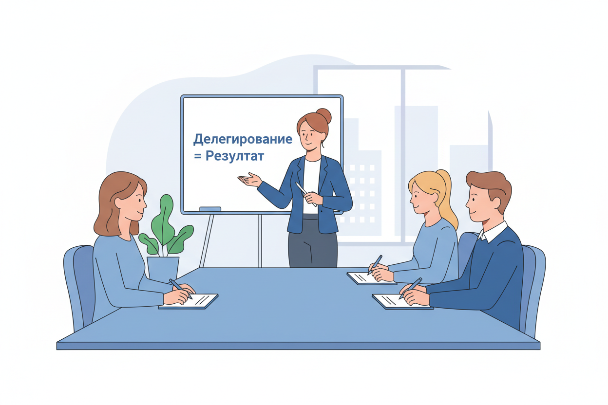 Тренинг по делегированию: участники изучают принципы эффективного управления