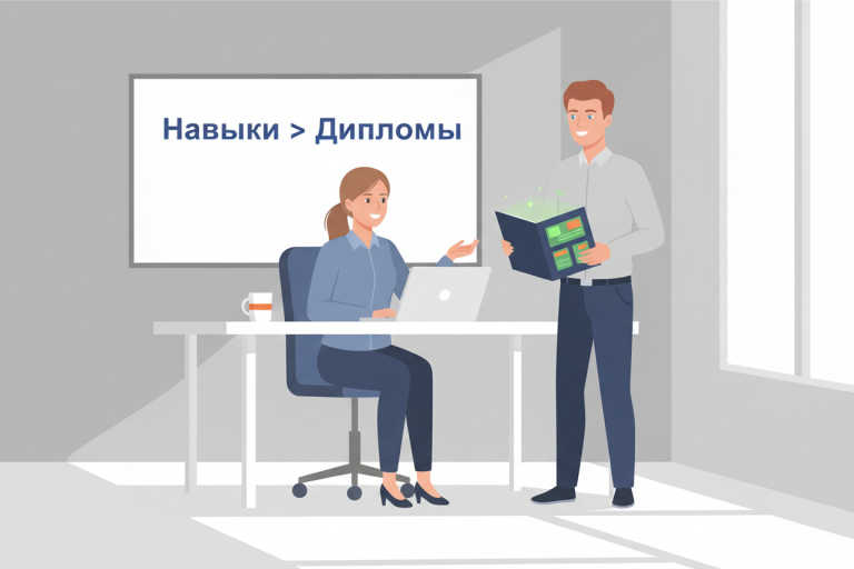 Навыки вместо дипломов: как компании выигрывают от найма без корочек