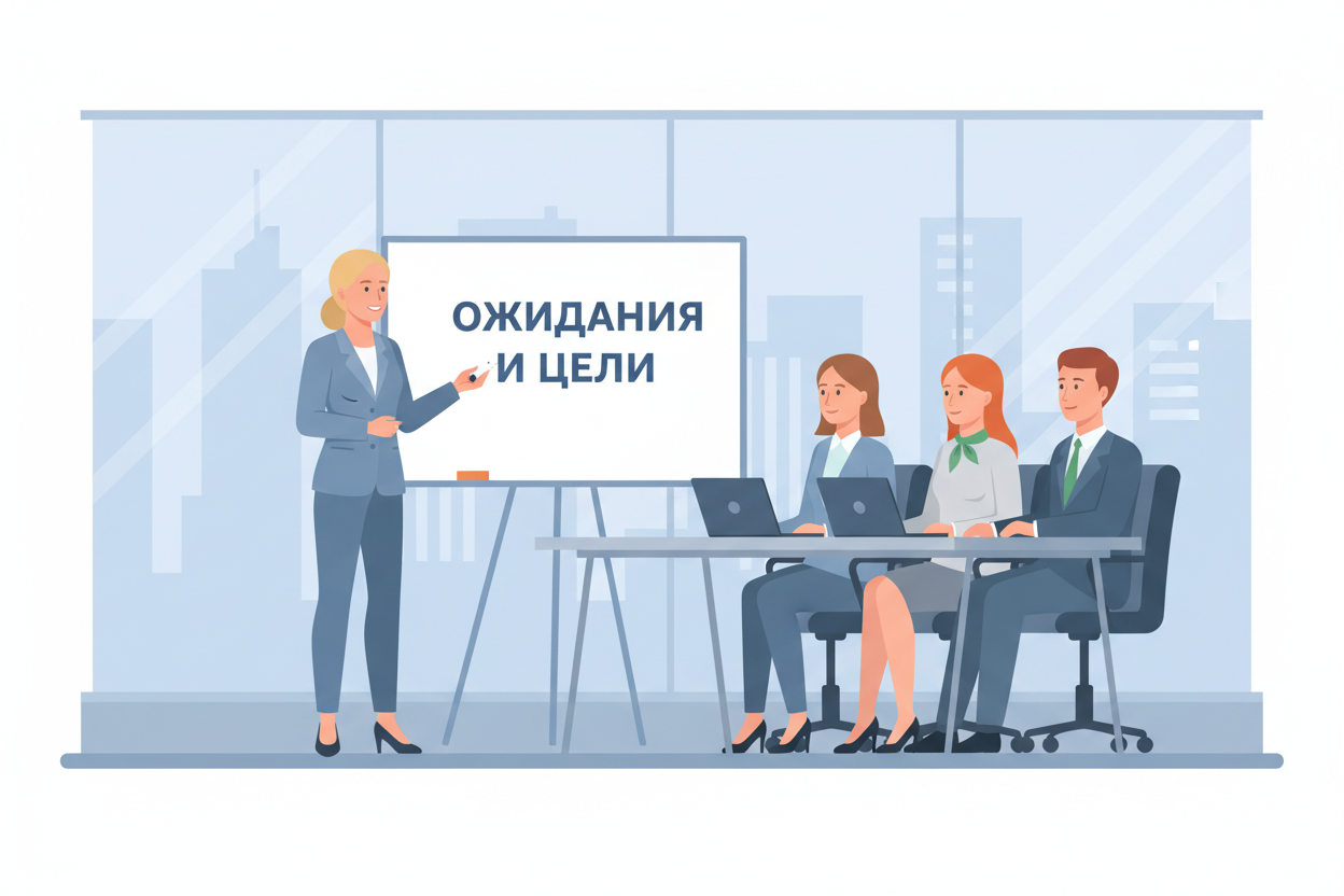 Руководитель согласовывает ожидания с ключевыми стейкхолдерами