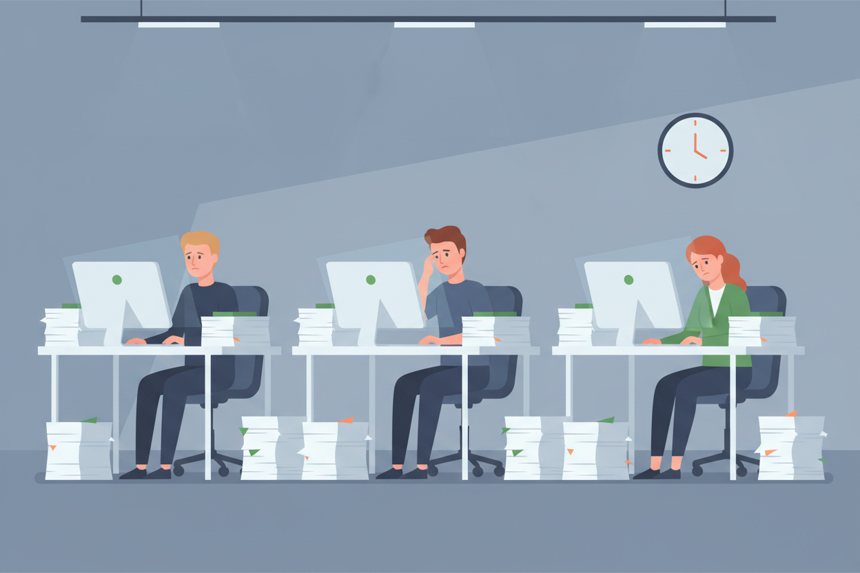 Перегрузка и переработки в офисе