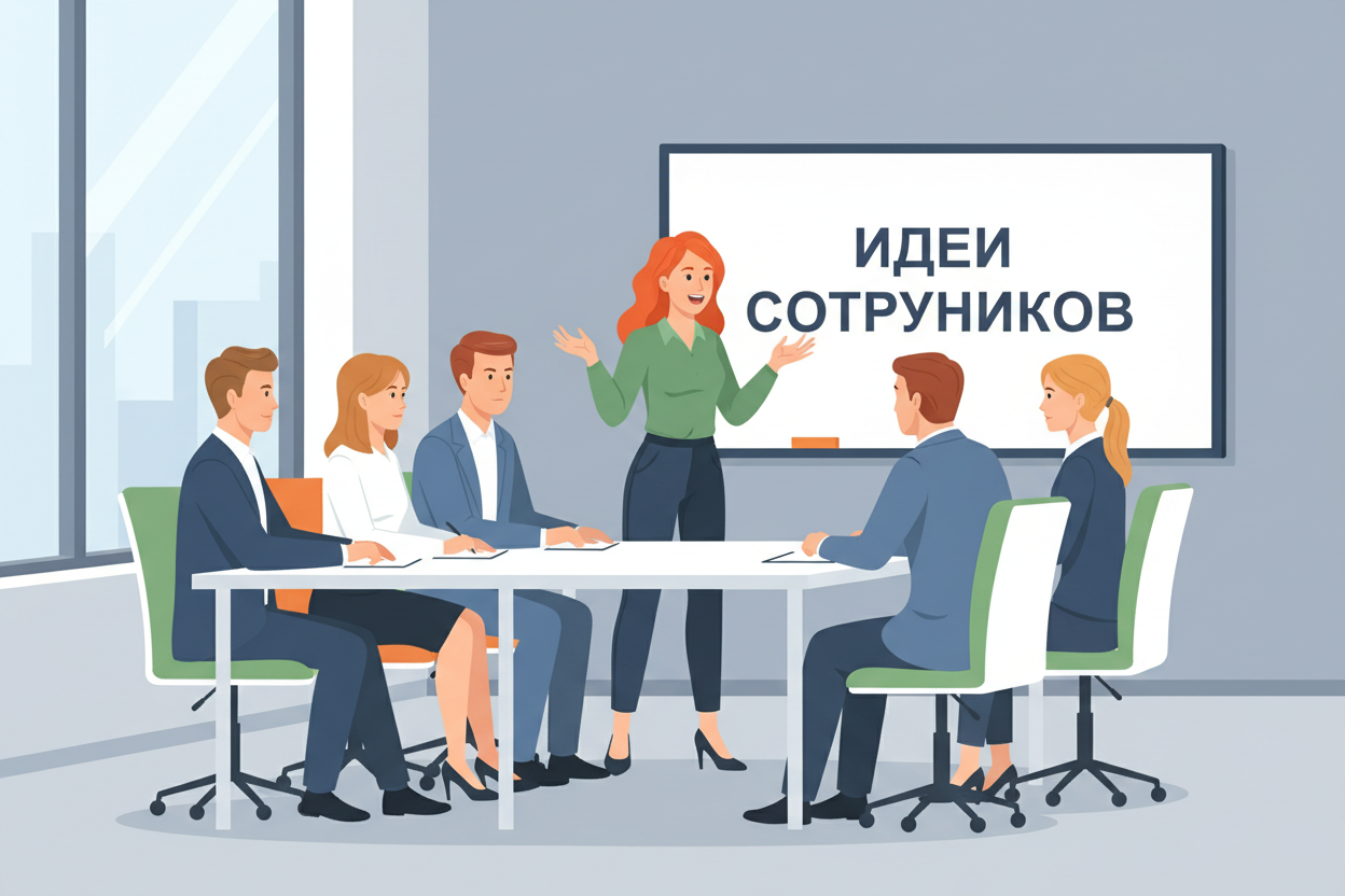 Стратегическая сессия: сотрудники открыто делятся идеями