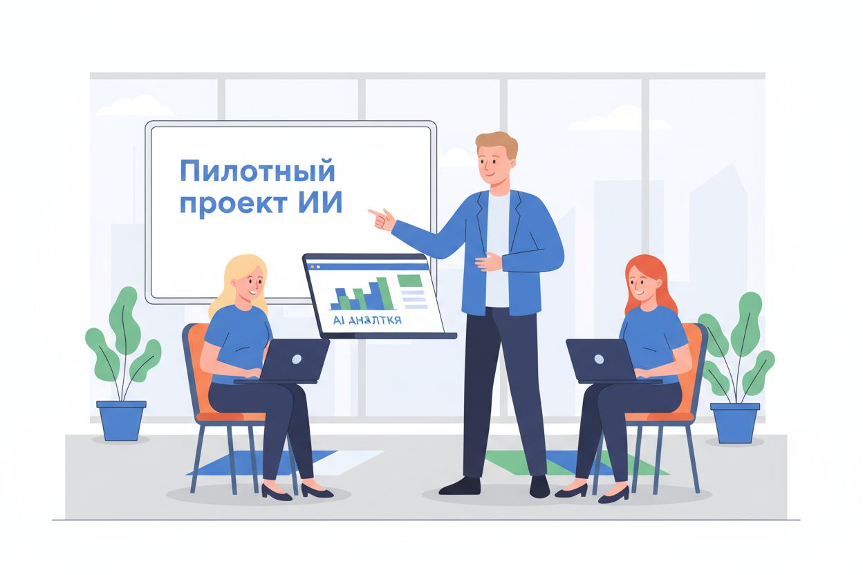 Пилотный проект ИИ в корпоративном обучении