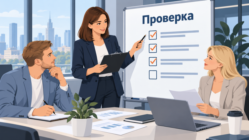Руководитель и сотрудники согласуют проверку нового порядка работы